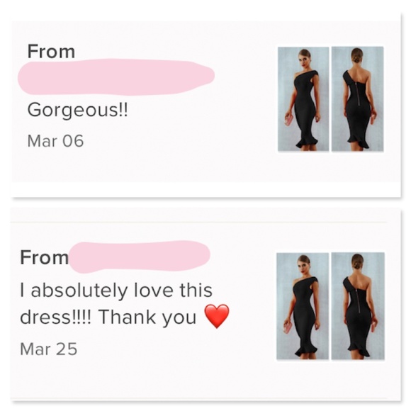 Bandage Asymmetrical Midi Dress in Black - Picture 10 of 16